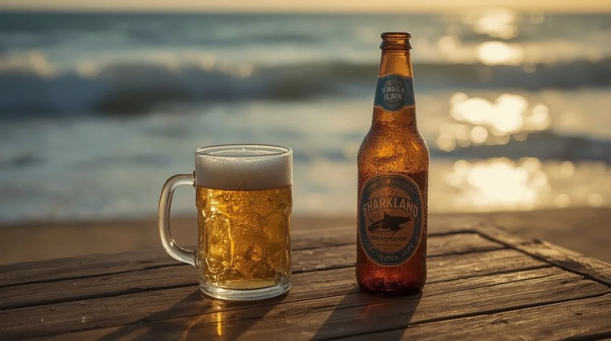 Sharkland Beer bottle